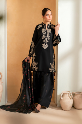 Iznik 3PC Embroidered Lawn with Chiffon Printed Dupatta