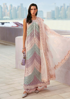 aria b summer collection Available on Fine Quality Lawn with diamond Emb Dopatta