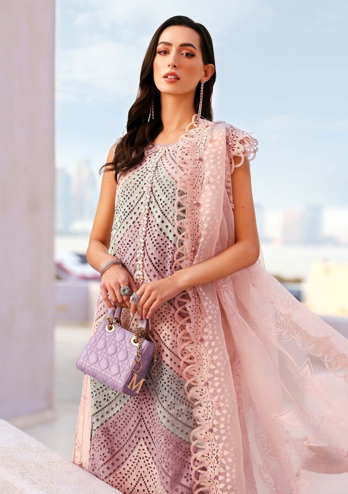 aria b summer collection Available on Fine Quality Lawn with diamond Emb Dopatta