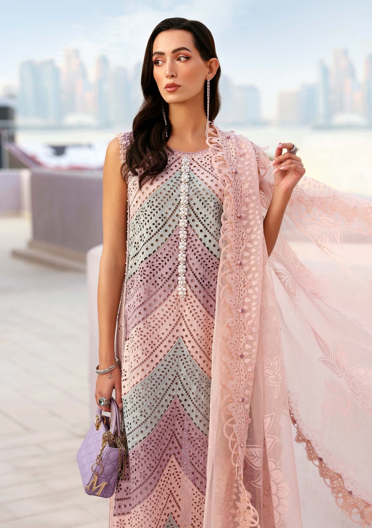 aria b summer collection Available on Fine Quality Lawn with diamond Emb Dopatta