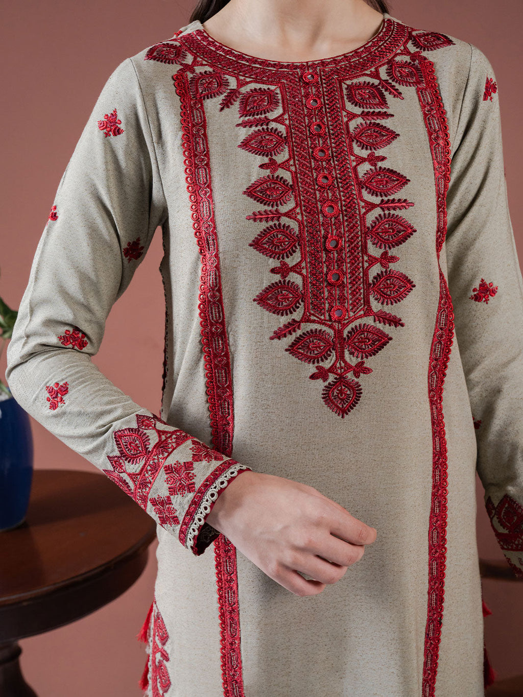 ASIM JOFA-3PC LAWN EMBROIDERED SHIRT WITH LAWN EMBROIDERED DUPATTA AND LAWN TROUSER-BIC-4529