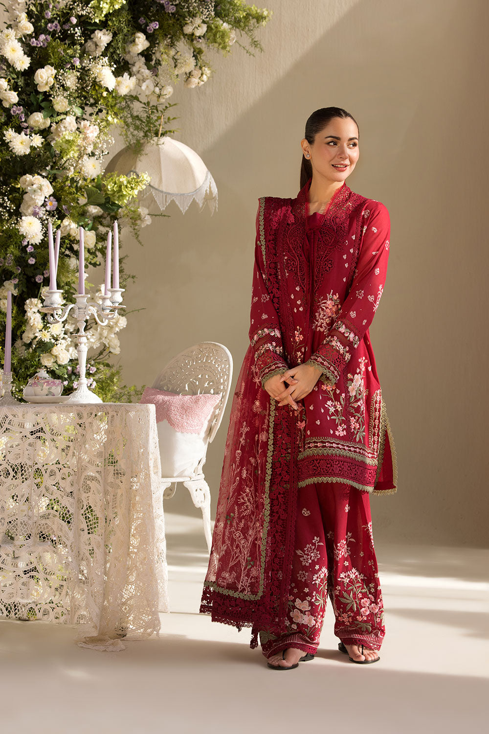 Sobia nazir Lawn with Chiffon Emb Dopatta Luxury Lawn Unstitched 3419