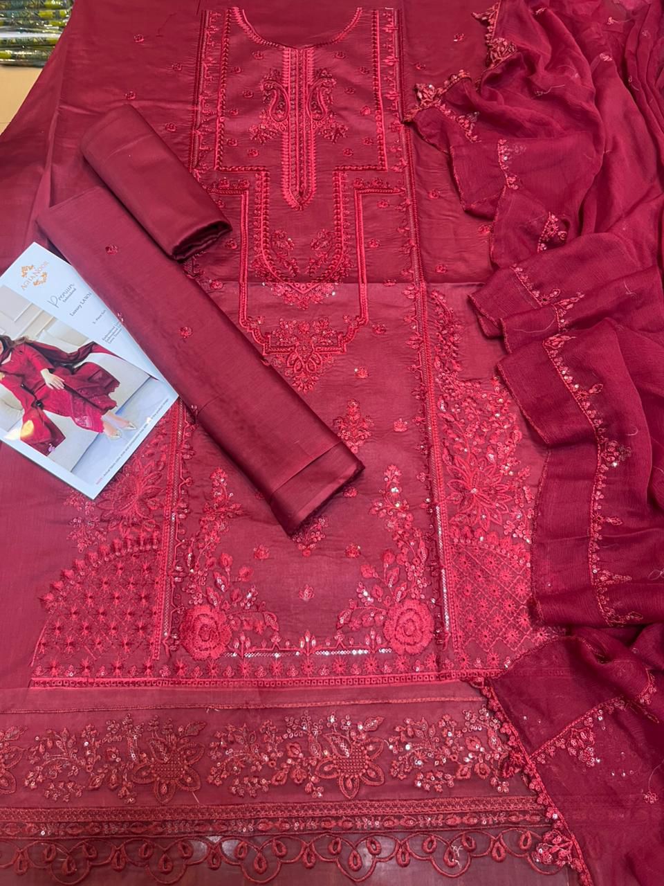 Agha Noor summer Available on Fine Quality Lawn with Chiffon Emb Dopatta