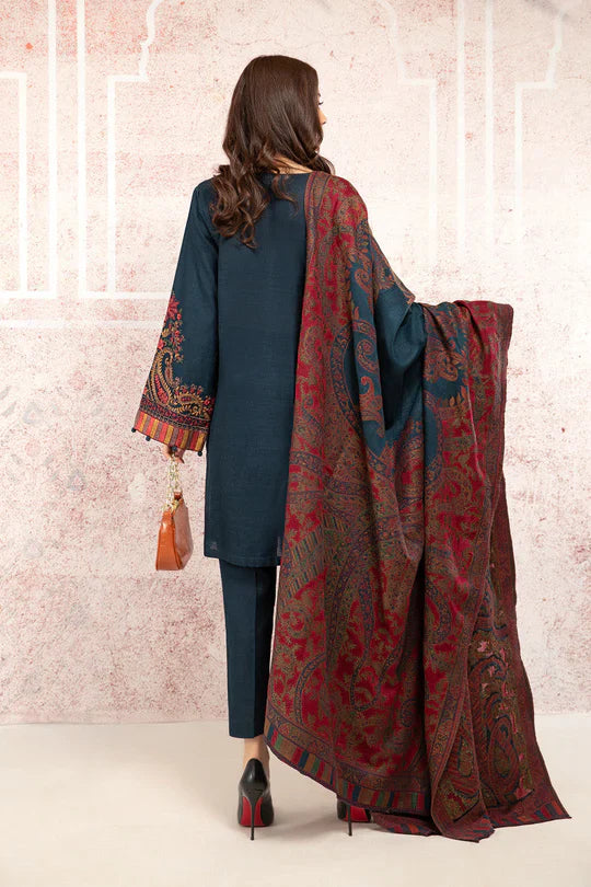 MARIA B 3 PCS Embroidered Lawn with Diamond Dopatta