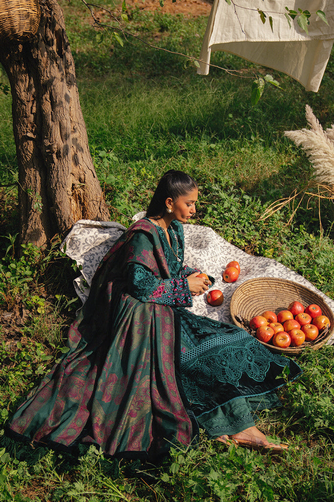 3 Piece - Unstitched Fully Embroidered Lawn Fabric SP-2565