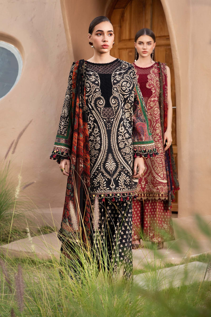 3 Piece - Unstitched Digital Printed Lawn Fabric