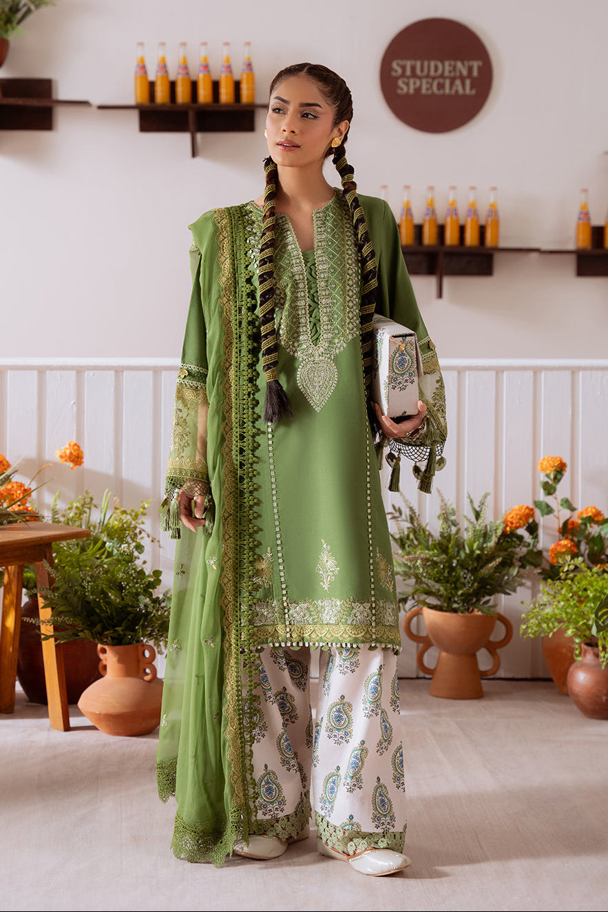 3 Piece - Unstitched Embroidered Lawn Fabric CO-514 B