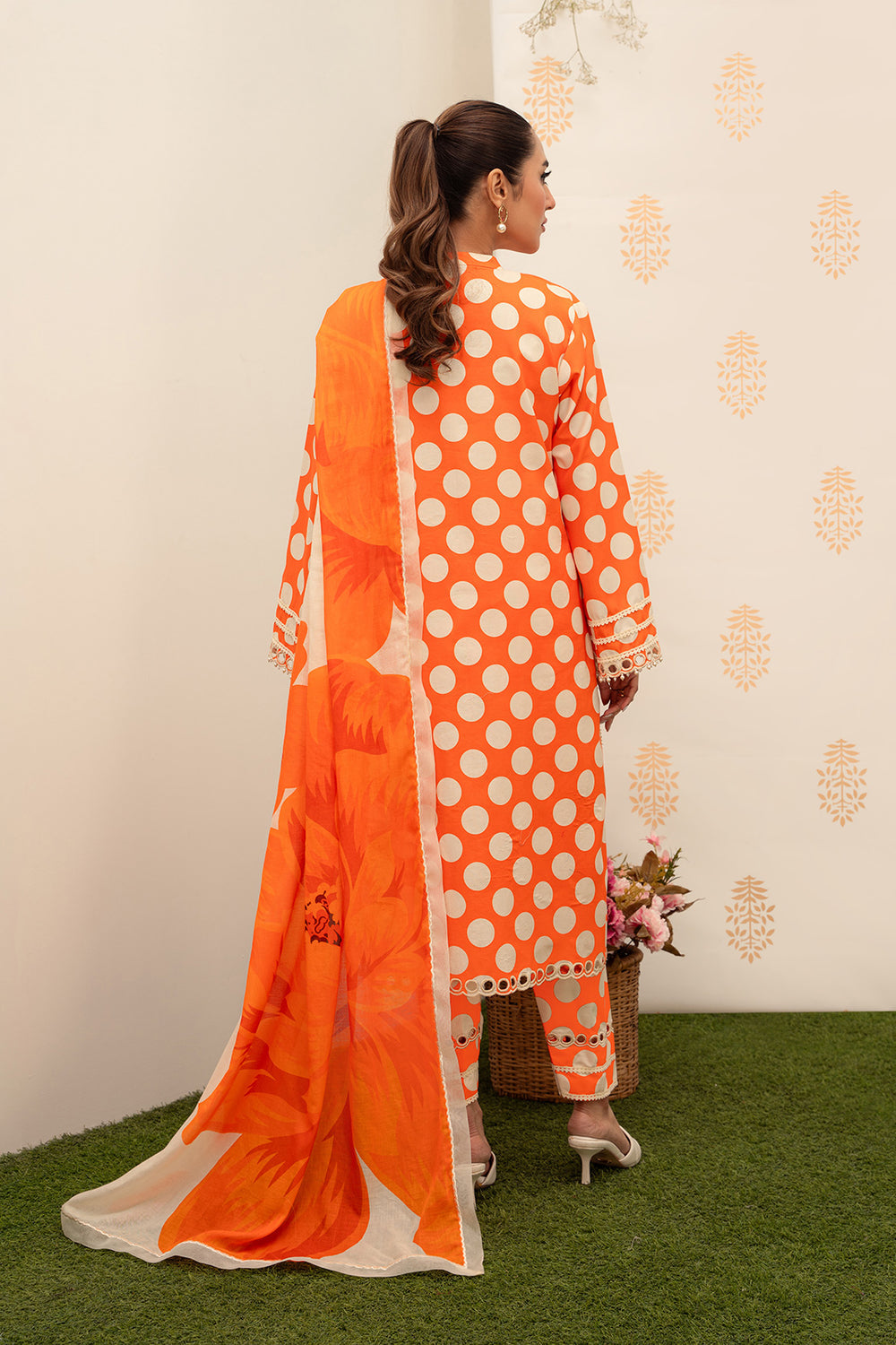 3 Piece - Unstitched Digital Printed Lawn Fabric